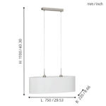 Visilica PASTERI 31579 Eglo - Slika 2