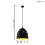 Visilica HUNNINGHAM 43067 Eglo - Slika 2