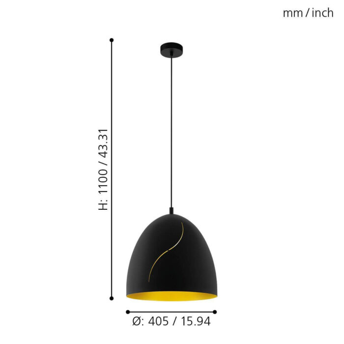 Visilica HUNNINGHAM 43067 Eglo - Slika 2