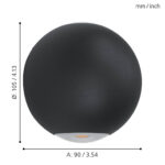 Zidna lampa ABUGO 75547 Eglo - Slika 2