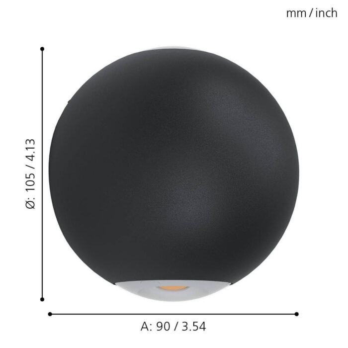 Zidna lampa ABUGO 75547 Eglo - Slika 2