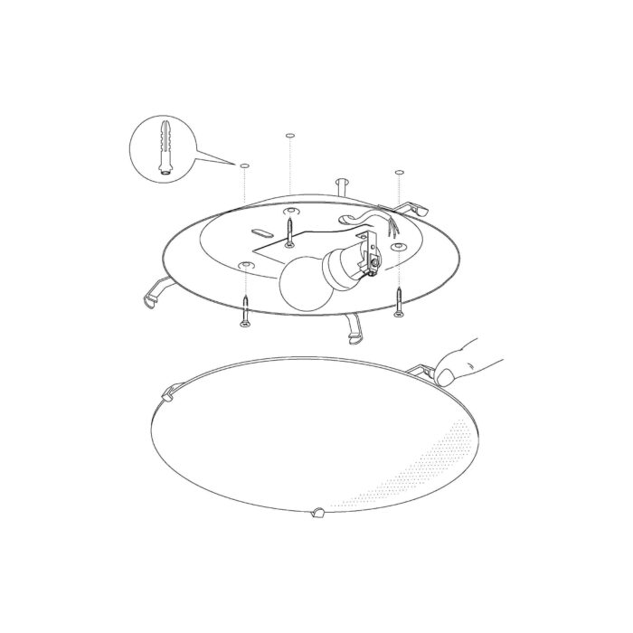 Plafonjera MARS 89239 Eglo - Slika 3