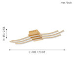 Plafonjera MIRAFLORES 97743 Eglo - Slika 2