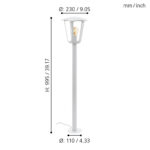 Podna lampa MONREALE  98118 Eglo - Slika 2