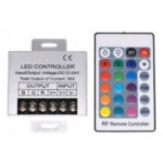 Kontroler za LED traku 12-24V 432W RGB 24 tastera A12486