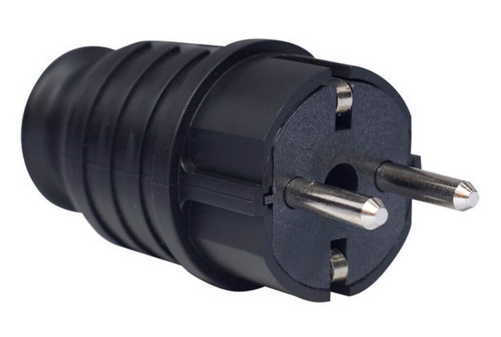 1698 UTIKACI Dvop. utikac sa PVC plastom 16A250 V 2P+1 NOP214 - Slika 1