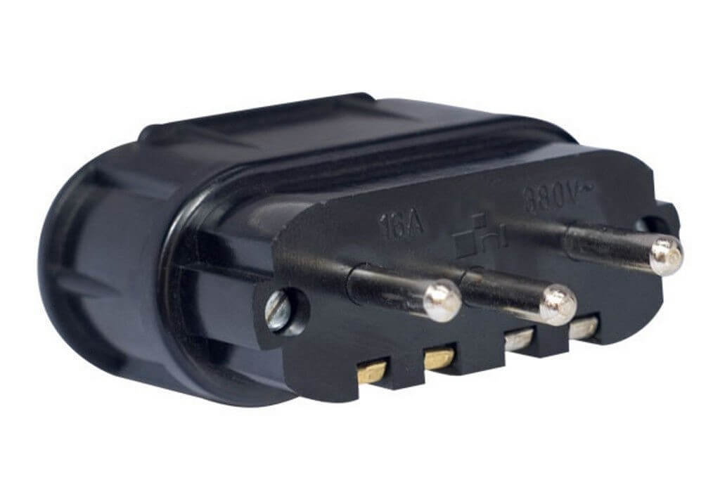 1701 UTIKACI Trop. utikac bakelit ravni 16A440V3P+2 NOP215NL - Slika 1