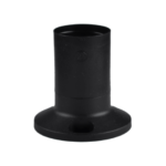 Grlo E27 zidno ravno bezvijcano crno ALC12013.E