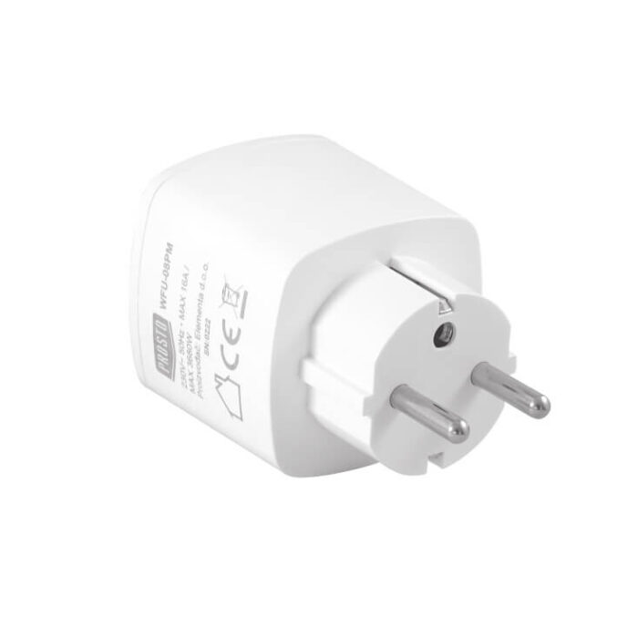 Wi-Fi smart utičnica sa meračem potrošnje WFU-08PM - Slika 2