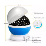 Noćna lampa zvezdano nebo NLZ9182A - Slika 2