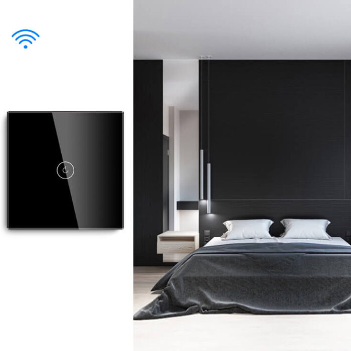 Wi-Fi smart prekidač svetla sa N provodnikom 1x5A WFPS-N01/BK - Slika 3