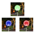 Solarna baštenska lampa sa staklenom loptom MX625 - Slika 3