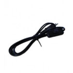 Kabel prik.sa prek. crna H03VV H2-F 2x0.75L=2m 0113