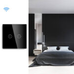 Wi-Fi smart prekidač svetla sa N provodnikom 2x5A WFPS-N02/BK - Slika 4