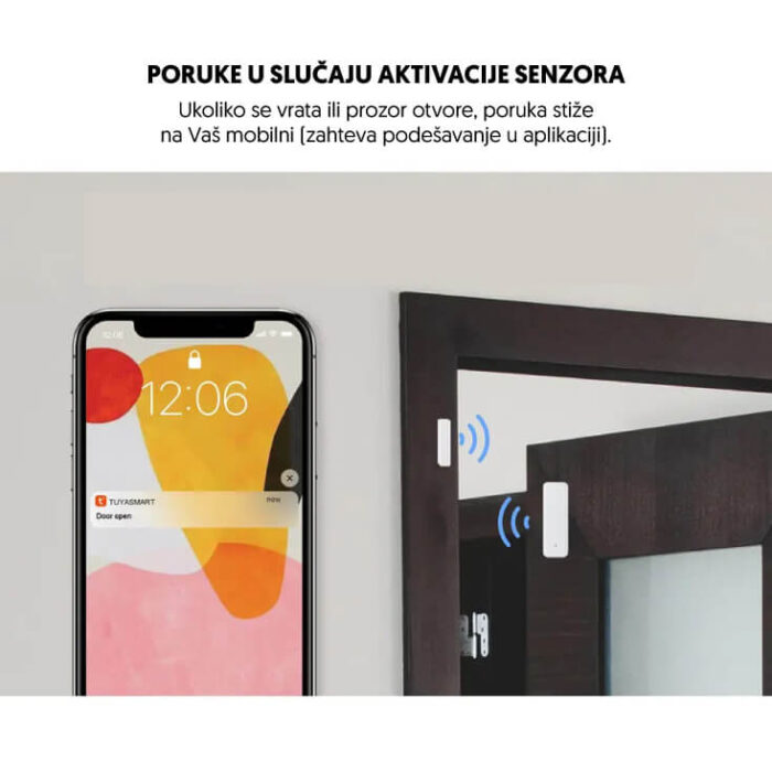 Wi-Fi smart prekidač za vrata i prozore WFS-D06 - Slika 4