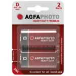 Heavy Duty baterija crvena D 1.5V B2 AgfaPhoto APFD