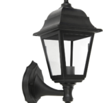 Fenjer zidna lampa Blake-U 1xE27 Crna IP44 150x300mm AOWL-1XE27-BLA-U