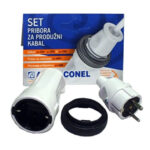 ALING Set za produz.kabl. 304. 0 sa crnim prstenom