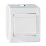 POWER Prekidac jednopolni bela PVC IP44 10A 250V ALC251.00