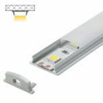 M640 Fleksibilni aluminijumski (savitljiv) profil za LED trake 18x6x2000mm set sa difuzorom Mitea Lighting - Slika 2