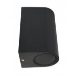 M952010 C CRNA 2xGU10 IP44 baštenska lampa zidna Mitea Lighting - Slika 3