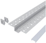Alu profil U 52.5x13.3mm 1m ugradni u gips opal difuzor AAP-PBR5213-1M-MK - Slika 2