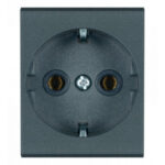 MODE uticnica dvopolna 16A 2M antracit (651.A) ALC651.A