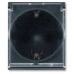 MODE uticnica dvopolna sa providnim poklopcem 16A 2M antraci ALC653.AT