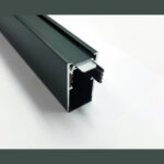 Šina 1m nadgradna crna za 48V LED magnetnu rasvetu Mitea Lighting - Slika 3