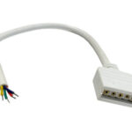 XLED SUN-5PF15W Konektor za spajanje RGB led trake,ženski,5 pin,15cm